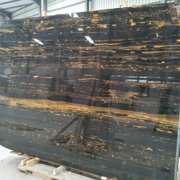 China Nero Portoro Athens Gold Marble