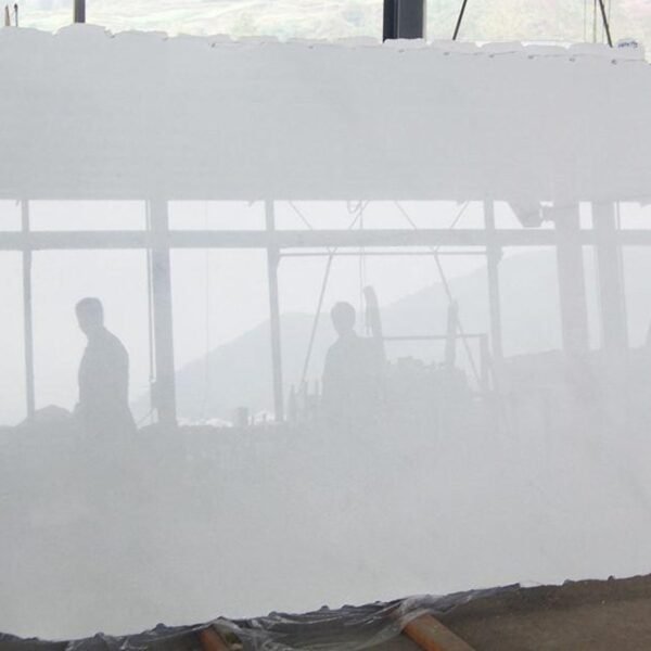 Crystal White marble slabs
