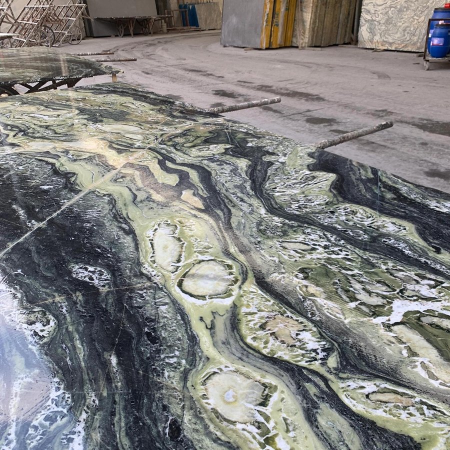 Dedalus Green marble slab manufacturer factory direct price