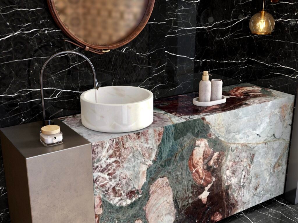 Four Seasons Green marble supplier China FOB price