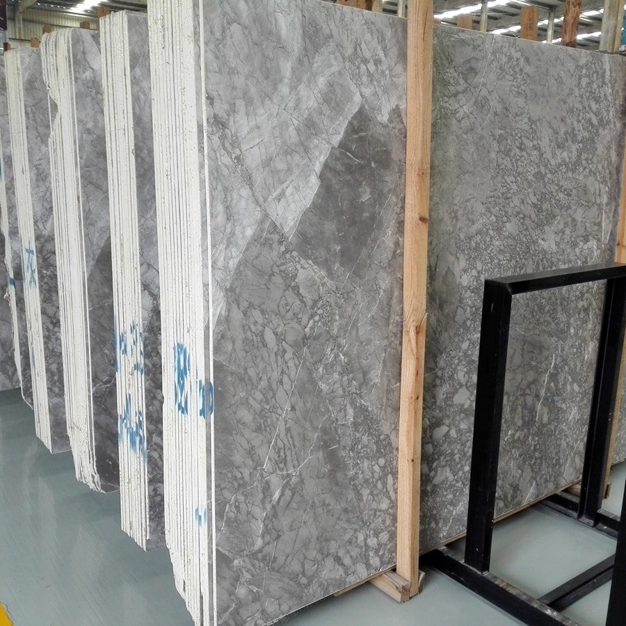 Glacier Grey Marble Slabs