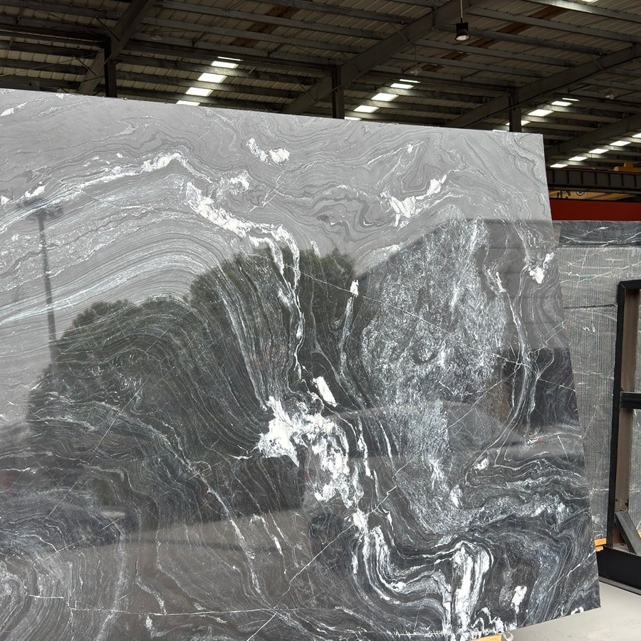 Gucci Black Marble Slabs