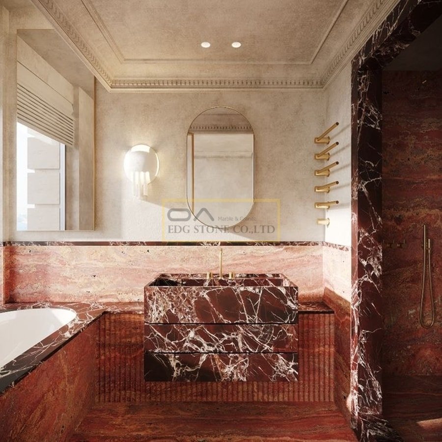 Integrated vanity top