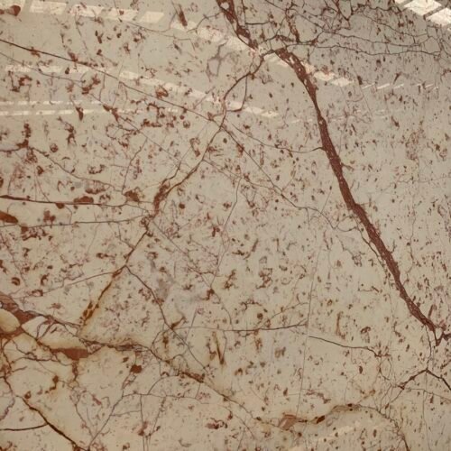 Ivory Red Marble