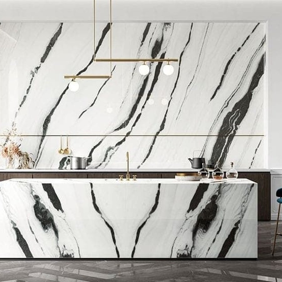 Panda white marble