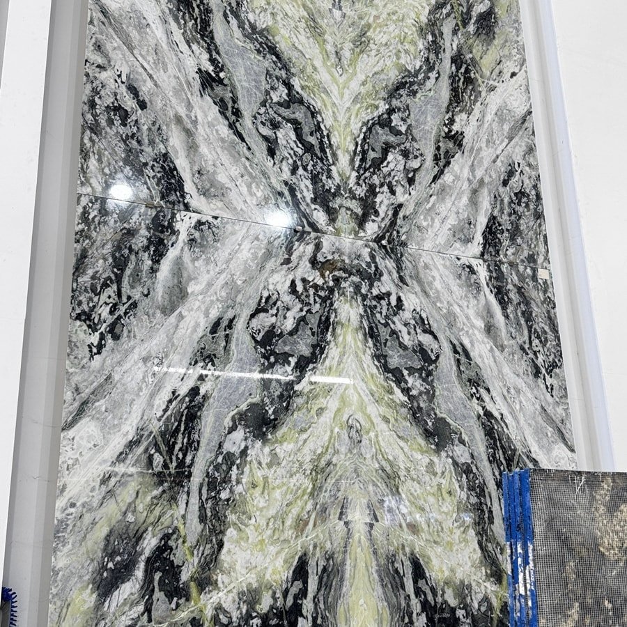 Prague Green marble 3cm slab supplier bulk export