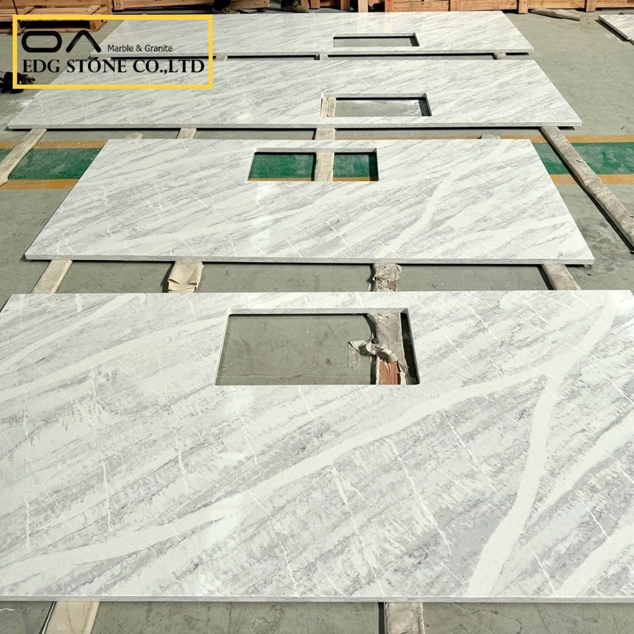 Quartz countertop level tolerance