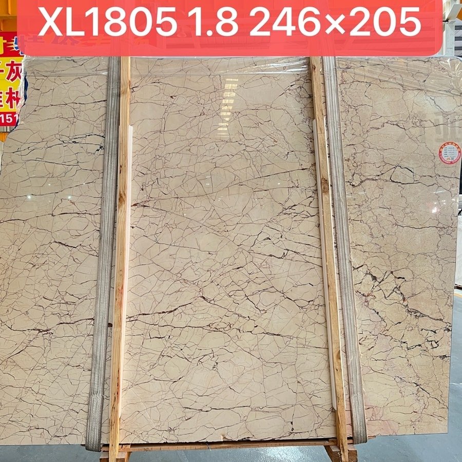 Rose Cream Marble Slabs