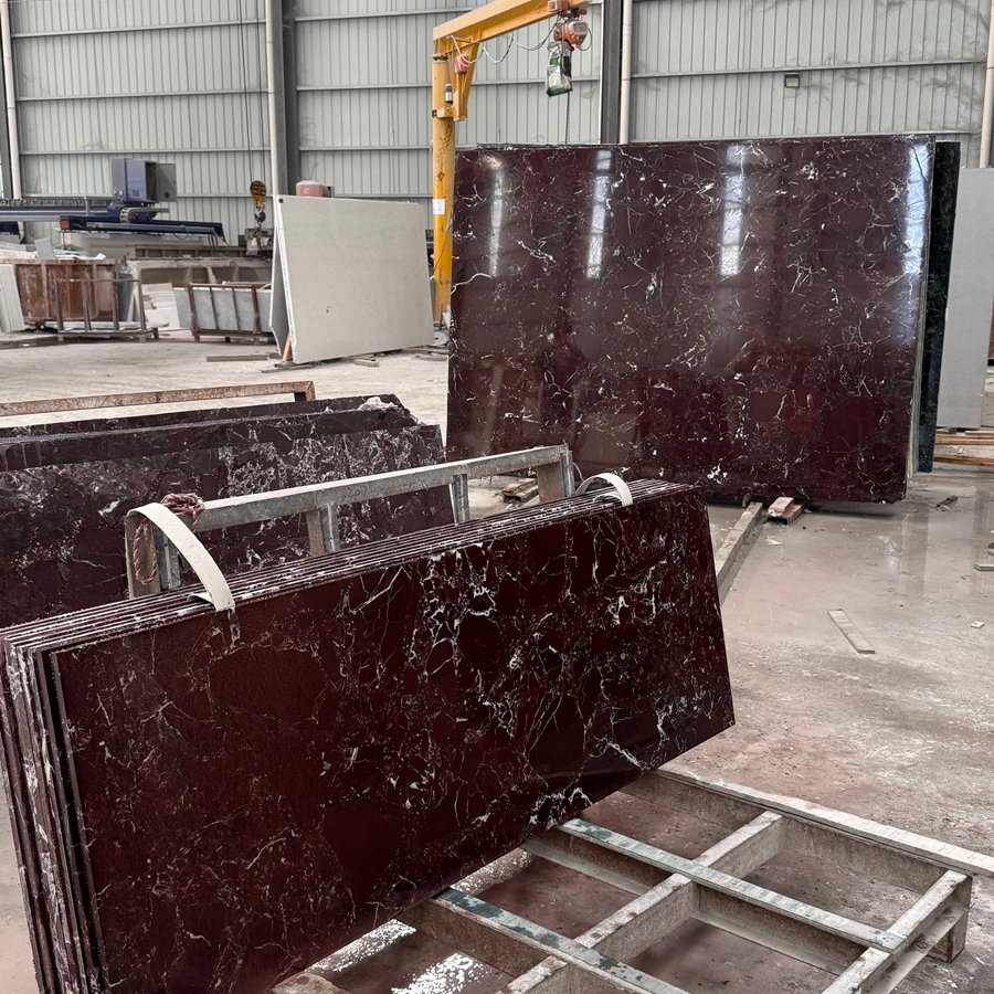 Rosso Levanto marble countertop factory direct CIF price