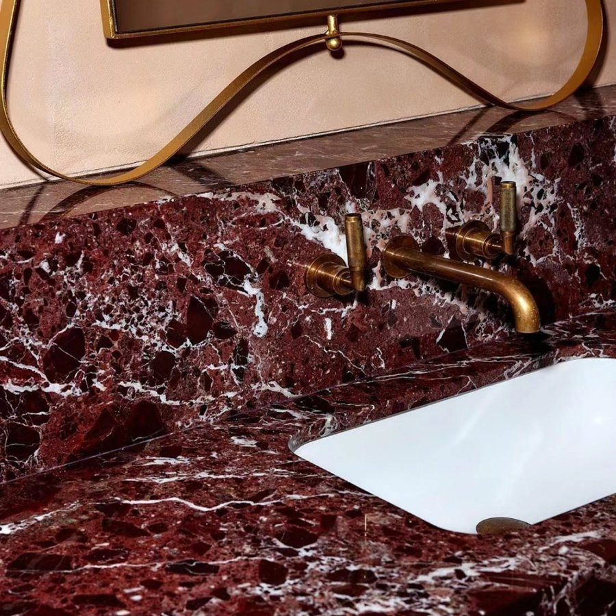 Rosso Levanto marble slab manufacturer factory price