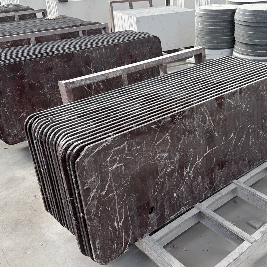 Rosso Levanto marble wholesale supplier for hotels