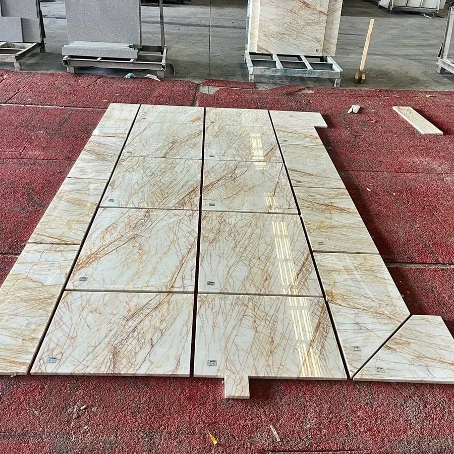 Spider Gold Marble Floors