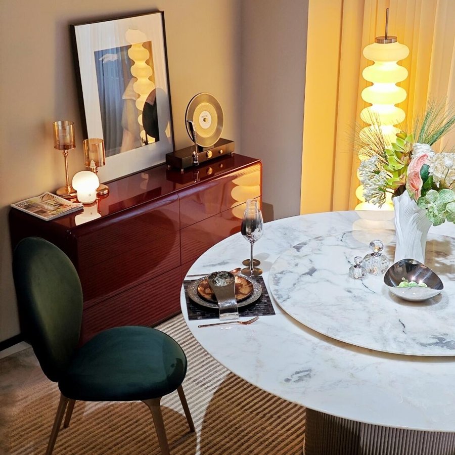custom marble dining table