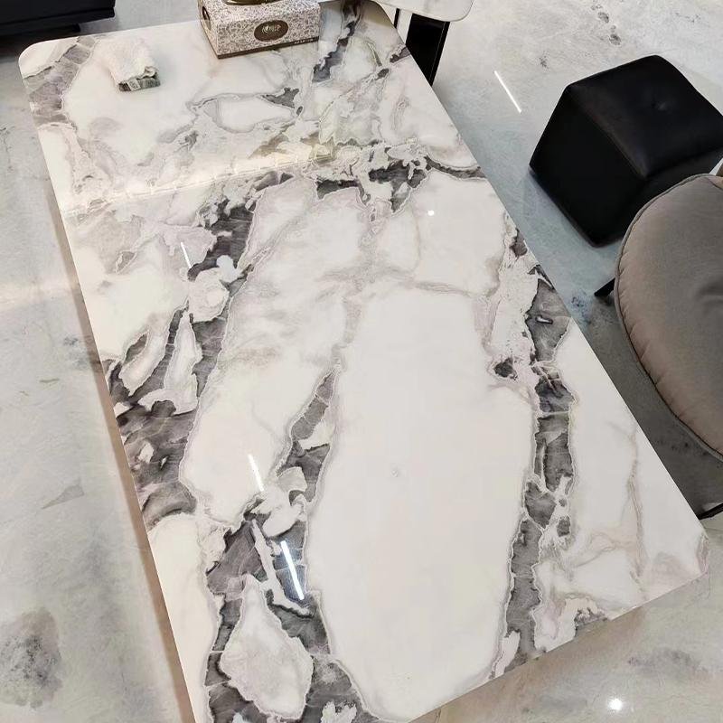 fendi white marble dining table