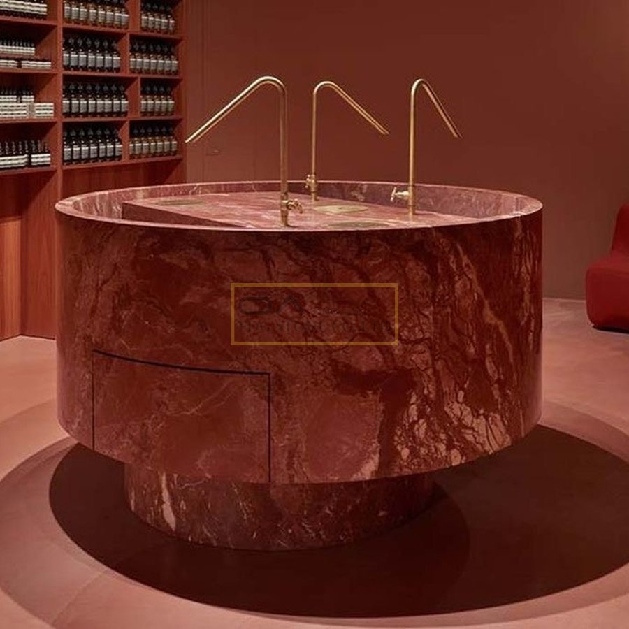 natural stone bathroom