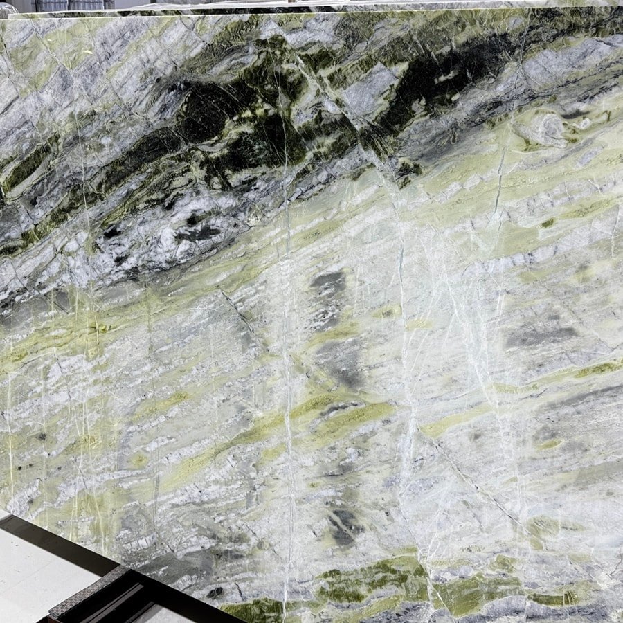 prague green marble slabs manufacturer China