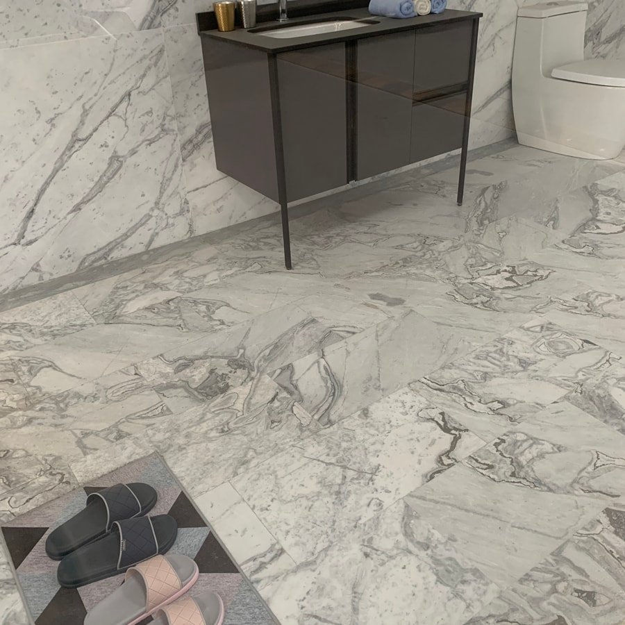 royal white marble tile