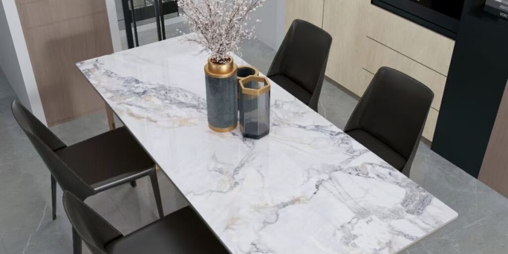 sintered stone dining table