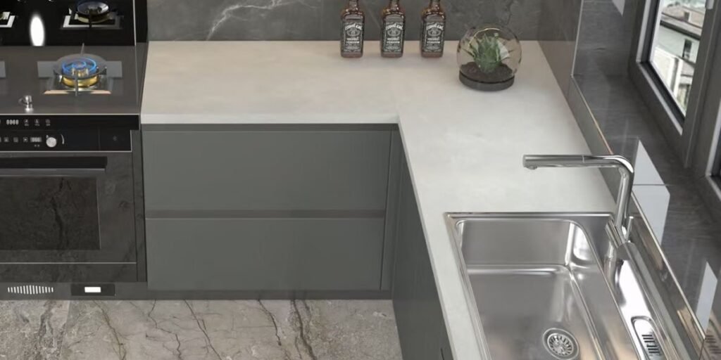 sintered stone undermount sink installation support frame