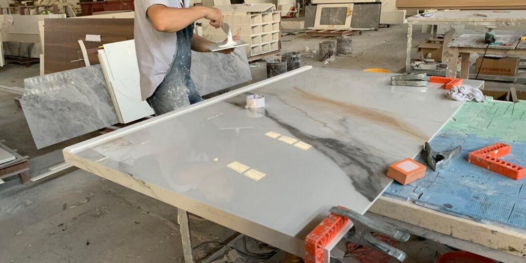 sintered stone vs quartz polishing