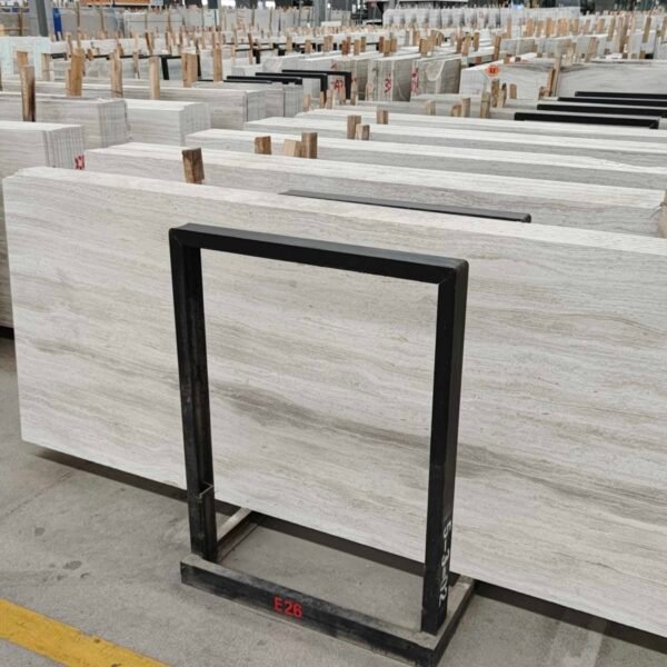white wood marble slabs
