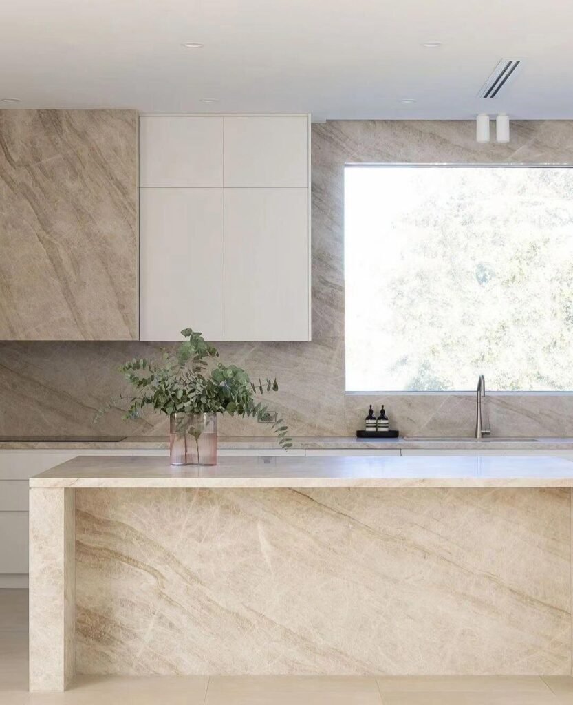 Cheaper alternatives to Taj Mahal quartzite for kitchen island