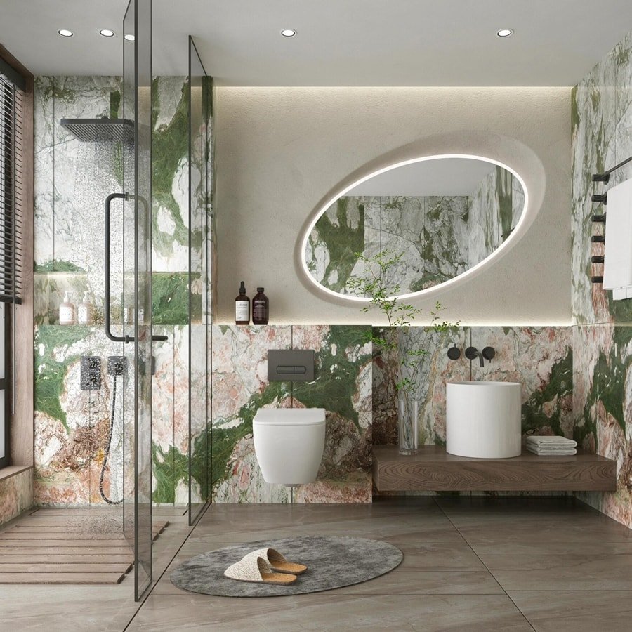 Four Seasons Green Marble Vanity Top