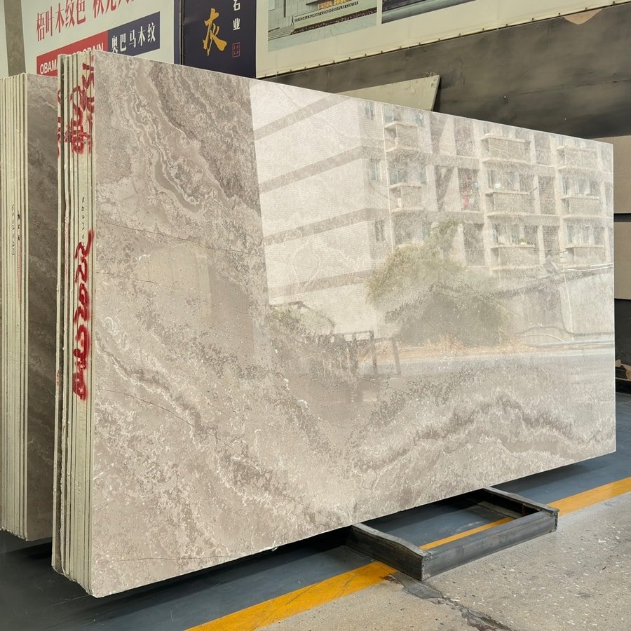 Grey Wood Marble Slabs