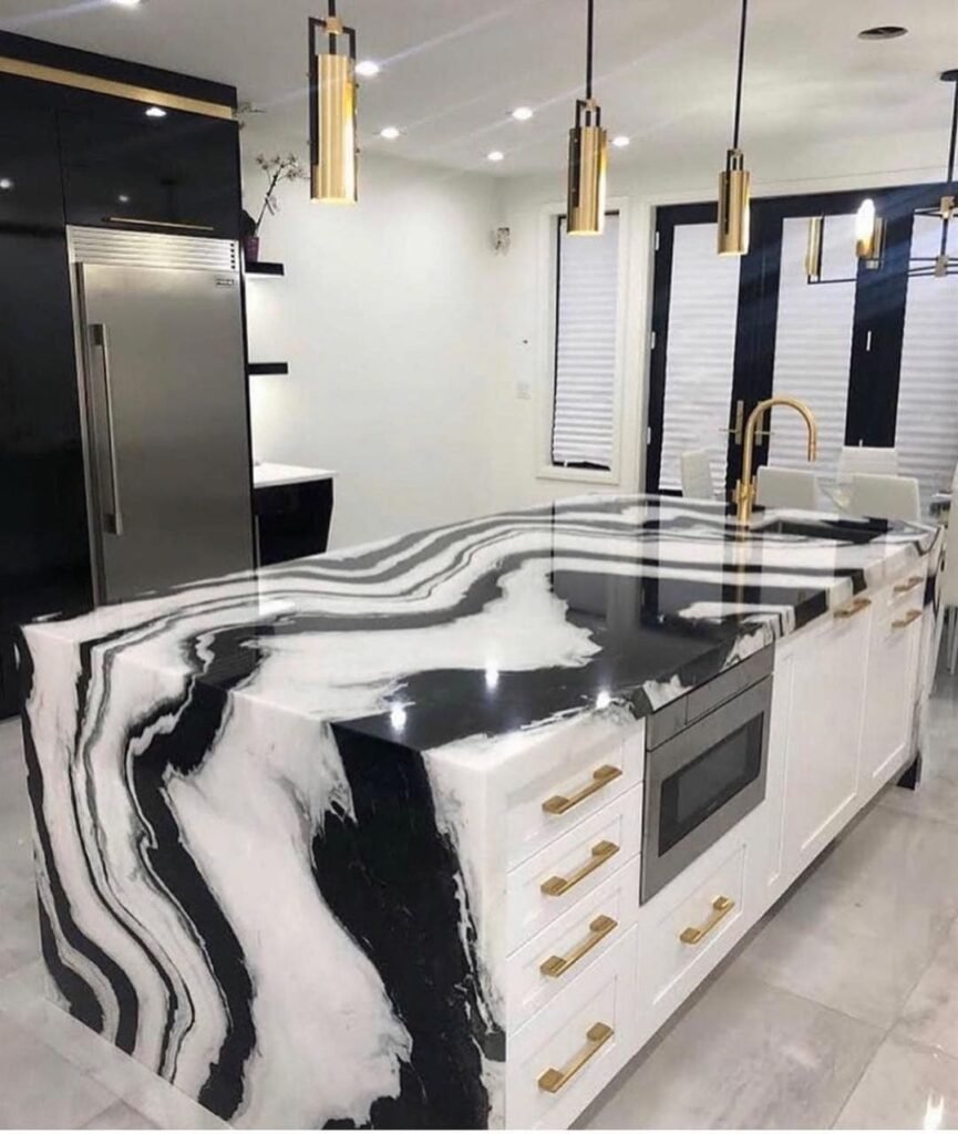 Panda Marble Kitchen