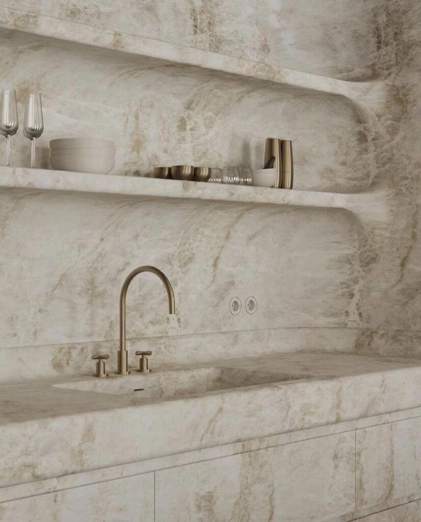 Perla Venata quartzite