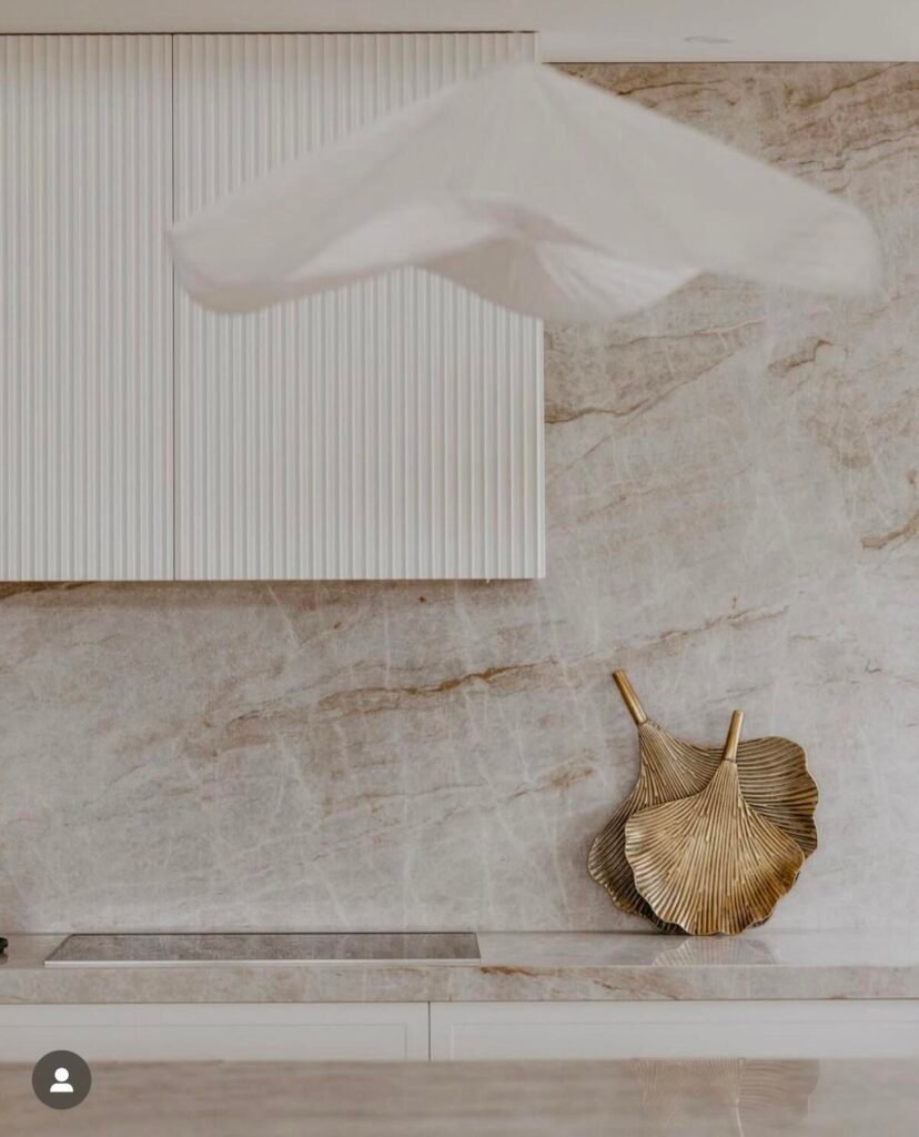Taj Mahal quartzite countertop with backsplash factory direct