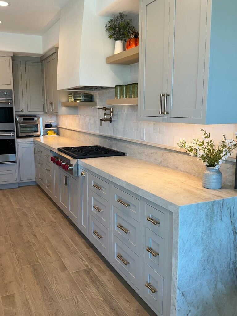 Taj Mahal quartzite countertops