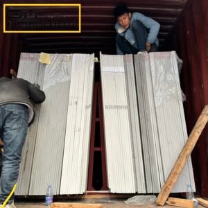 A-frame and container reinforcement for countertop transport