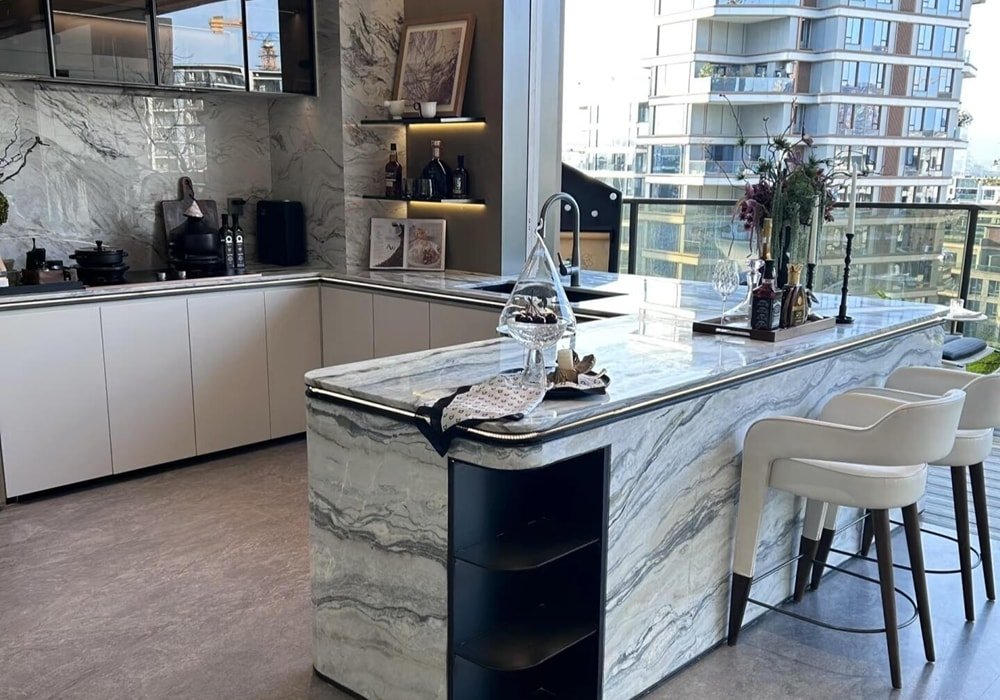 rounded kitchen islands