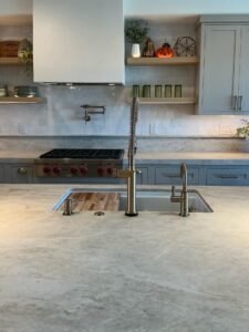 taj mahal quartzite kitchen