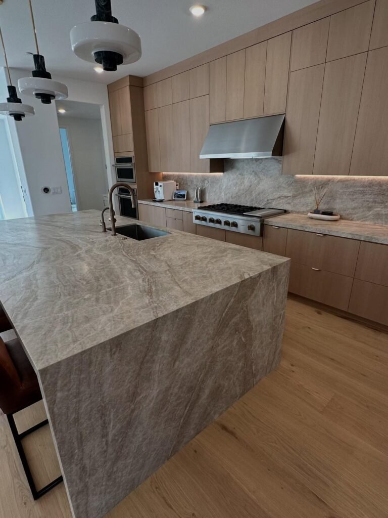 taj mahal quartzite kitchen countertops