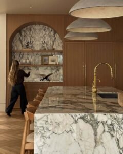 waterfall edge countertop
