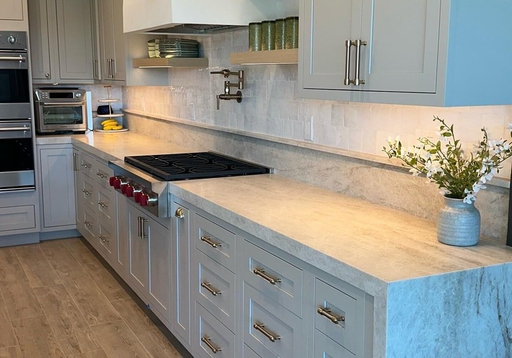 Taj Mahal quartzite countertops