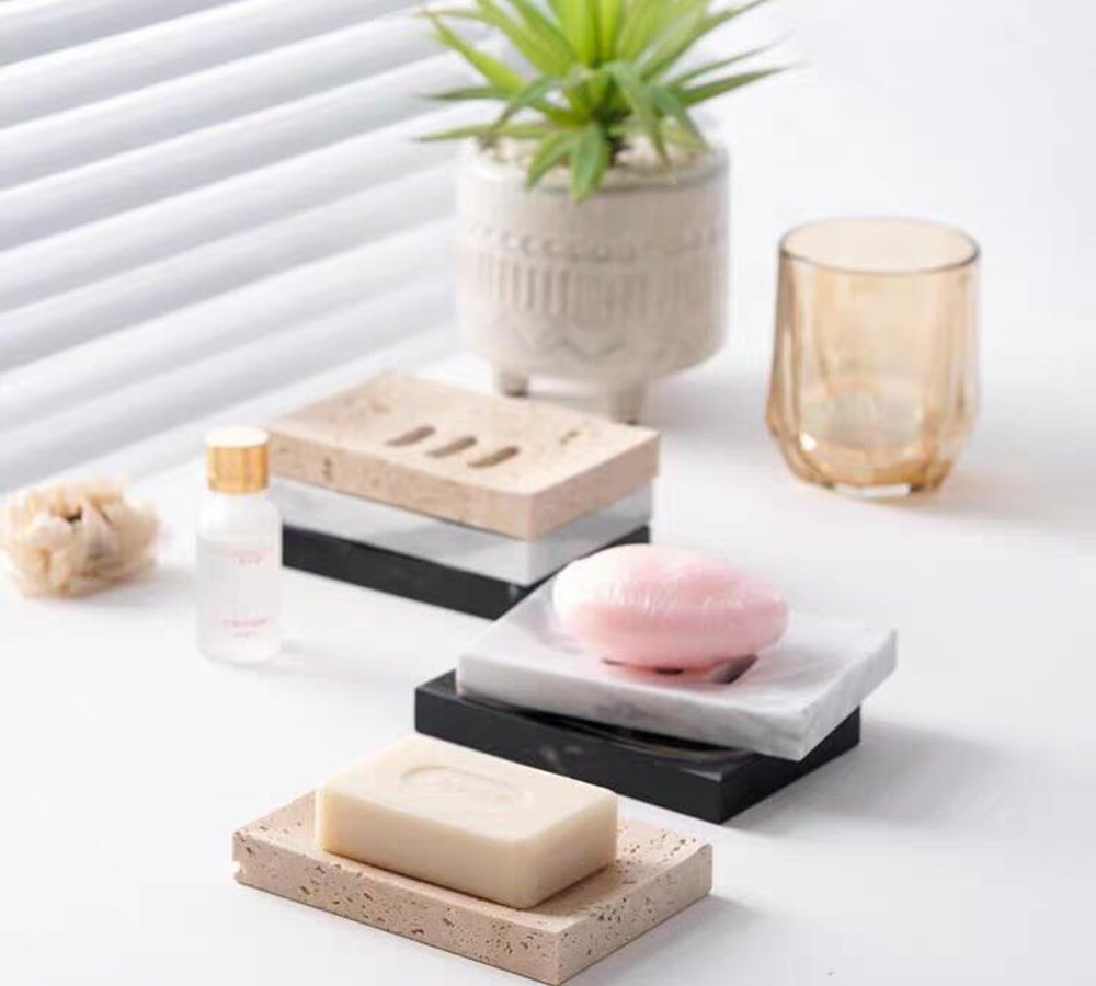 onyx soap dish