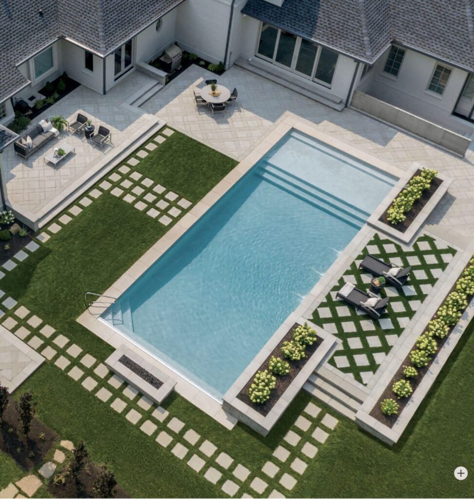 pool deck stone