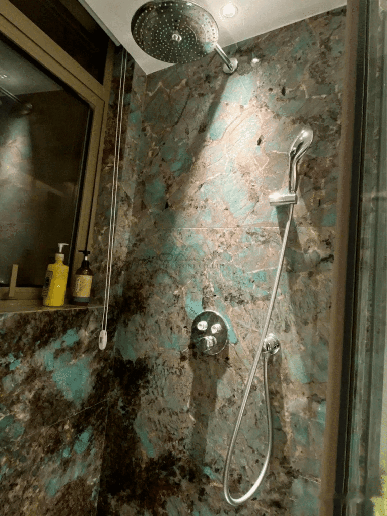seamless stone shower