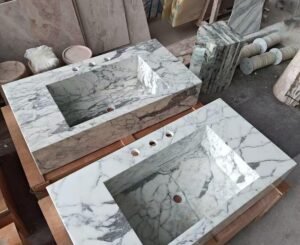 Bathroom vanity tops only vs with sink