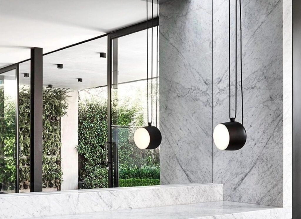 Carrara White Marble commercial vanity top
