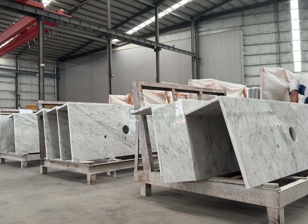Carrara White Marble fabrication