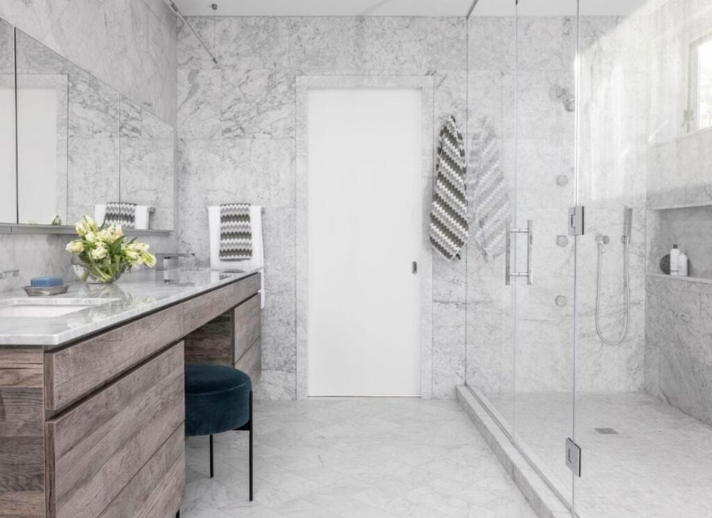 Carrara marble vanity top