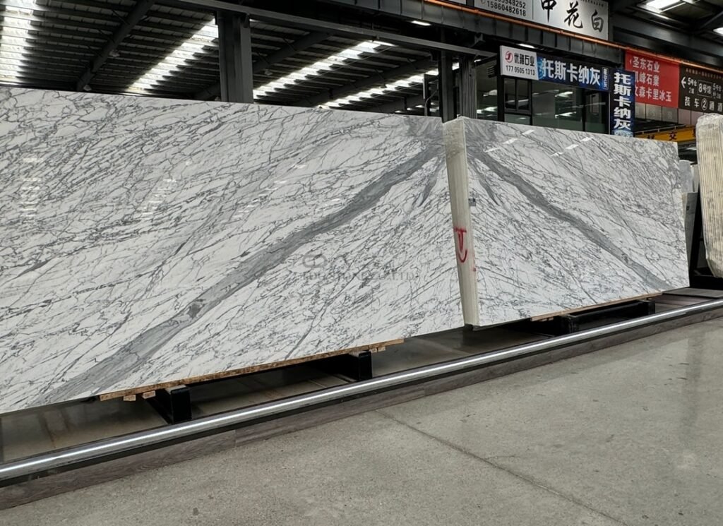 Carrara marble veining patterns