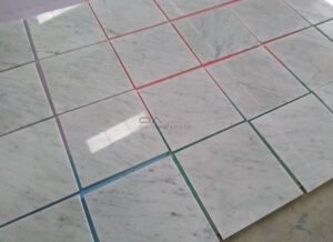 Carrara white marble tile