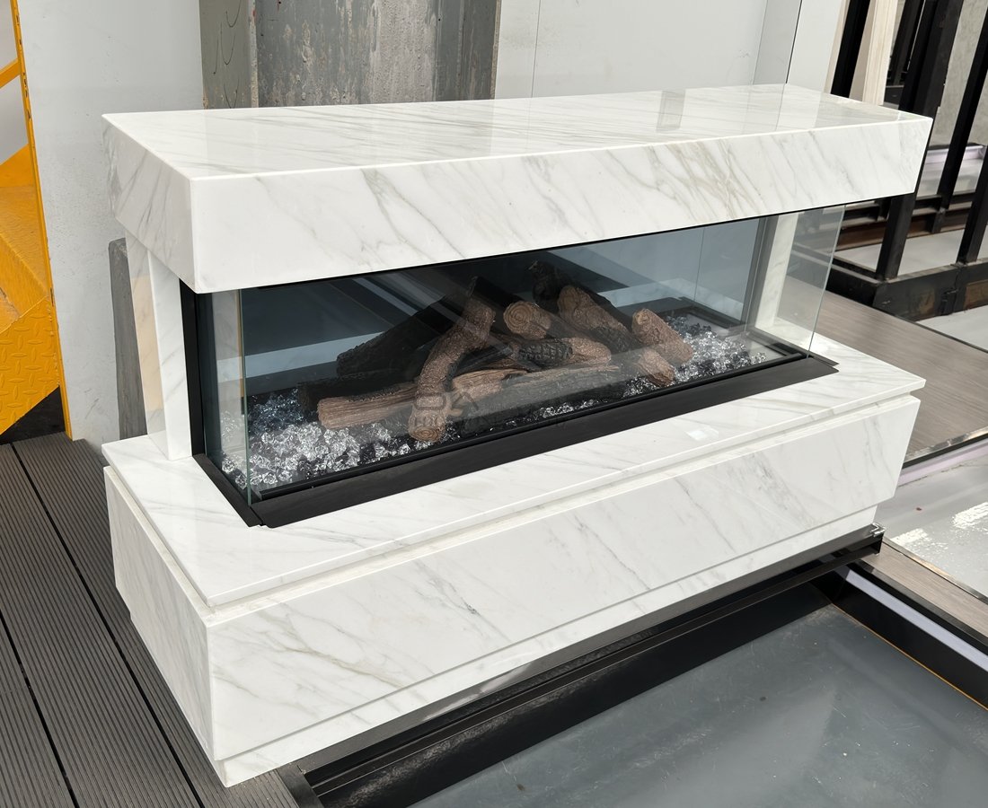 Modern marble Fireplace ideas
