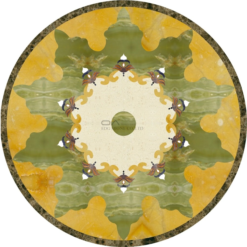 Tile medallions floor and decor