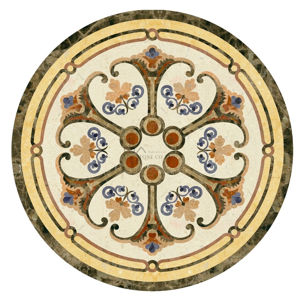 custom stone medallions